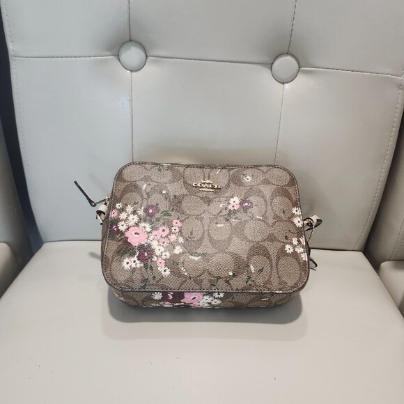 Coach Evergreen Floral Crossbody Camera Bag - Picture 2 of 4